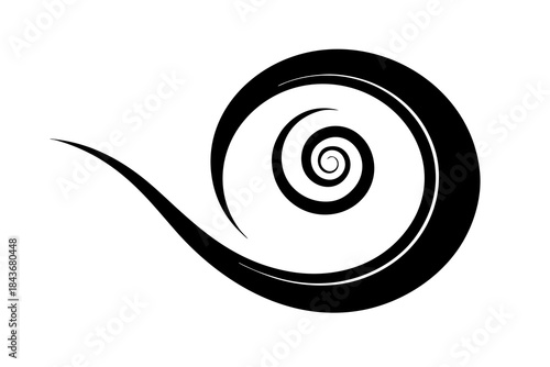 Abstract Spiral Swirl – Vector Art for Energy, Hypnosis & Mystical Design


