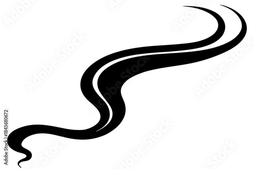 Abstract Wavy Line – Vector Art for Flow, Motion & Design

