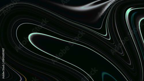 Abstract swirling dark teal and white liquid marble texture with flowing organic patterns and luminous highlights creating a dynamic and luxurious background effect