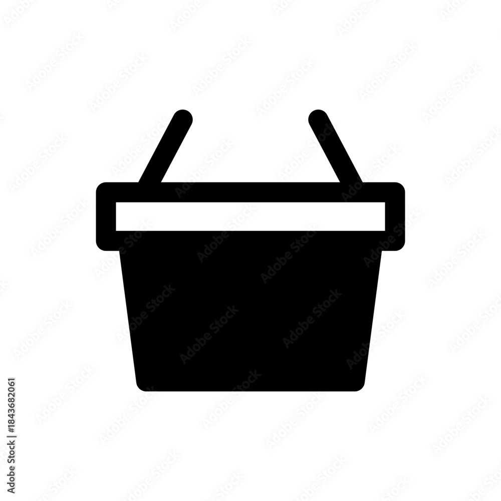 Obraz premium Empty Basket Icon