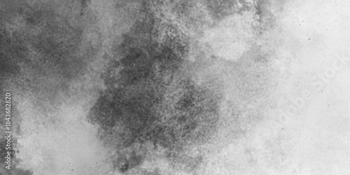 Abstract black smoke steam moves on a white background . The concept of aromatherapy.  Grunge black grey old background in distressed vintage design. white cloud and black sky textured background .