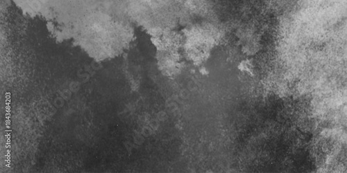 Abstract black smoke steam moves on a white background . The concept of aromatherapy.  Grunge black grey old background in distressed vintage design. white cloud and black sky textured background .