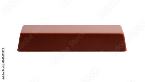 Chocolate bar minimal clean shape Isolated on Transparent background