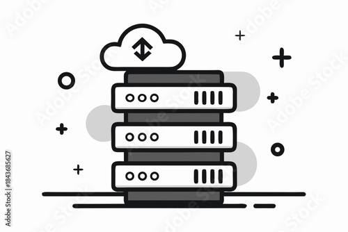 server stack signal arrow icon