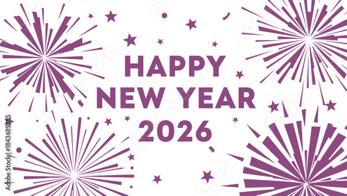 Minimalist geometric illustration of a stylized Christmas tree with flat design elements and subtle shading.