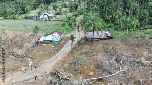 landslides due to heavy rain
