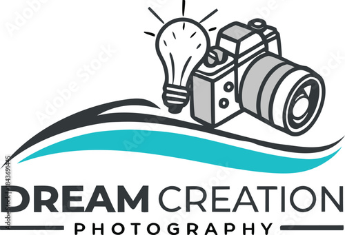 Abstract vector logo design illustration with a cartoon snail icon on a background, suitable for a business label or symbol