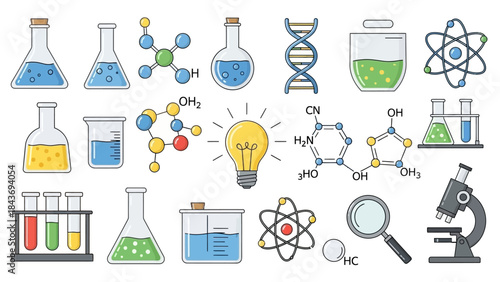 Collection of diverse scientific and laboratory equipment for research and discovery