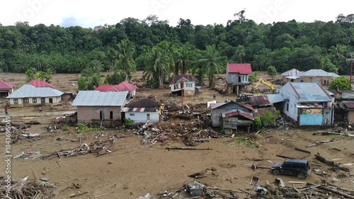 housing was destroyed by flooding