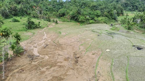 landslides due to heavy rain