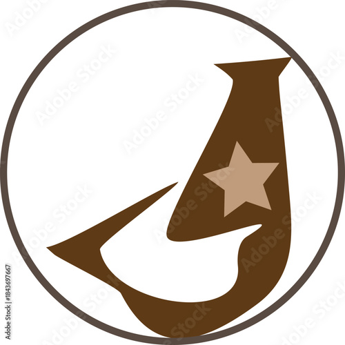 Letter design for logo or T-shirt vector