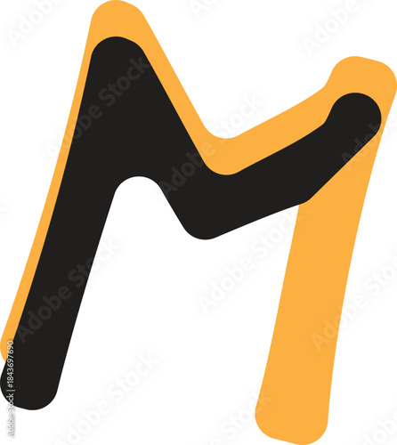 Letter design for logo or T-shirt vector