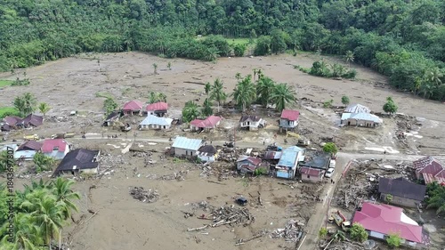 housing was destroyed by flooding