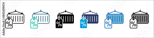 Tariff Single Icon Pack Multistyle