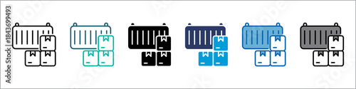 Cargo Single Icon Pack Multistyle