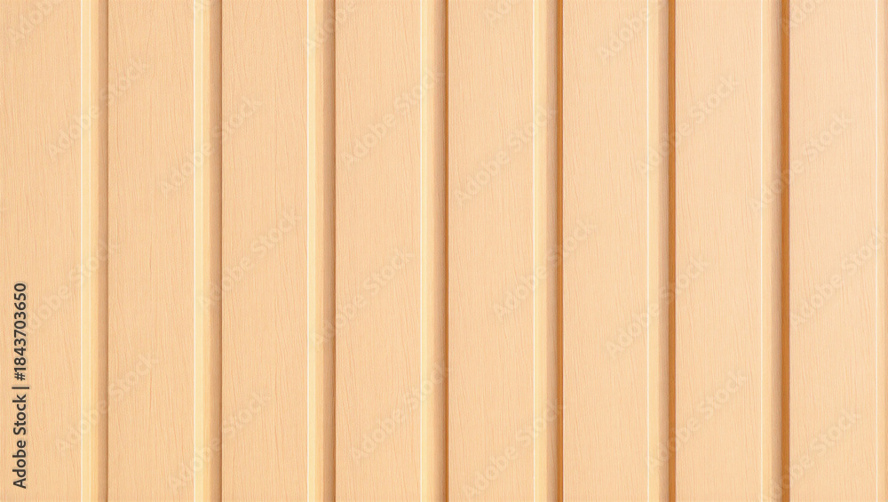 Fototapeta premium Peach colored metal panel wall or siding closeup