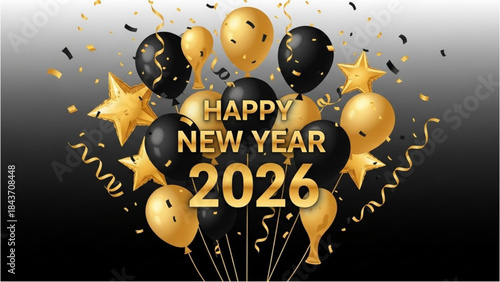 Happy New Year 2026 Greeting for the Lunar New Year of the Horse Celebration.