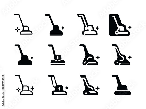 Cleaning Logo Variations. Cleaning. Icon set. Set Logo of cleani