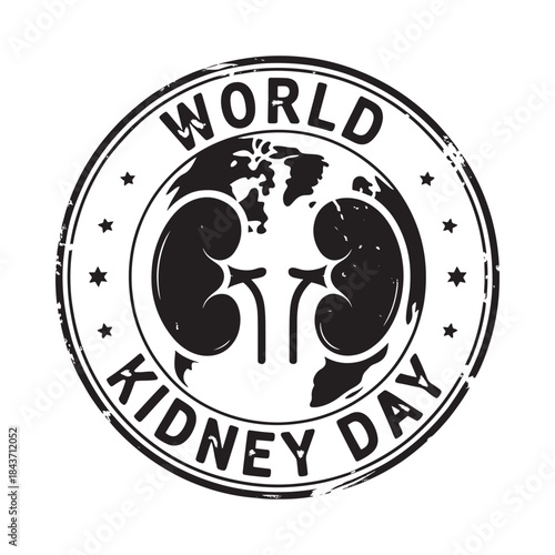 World kidney day emblem a global call for organ health awareness