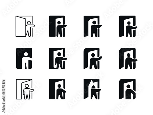 Inclusive Design Icons. Inclusive Design. Icon set. Set Logo of