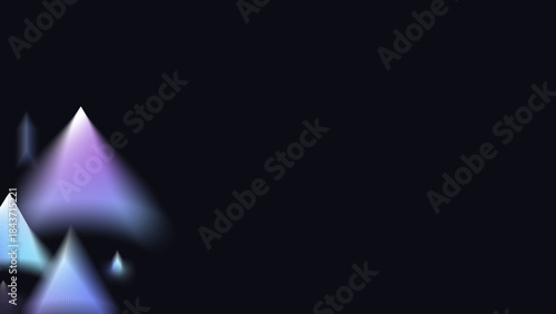 Modern Abstract Background with Colorful Objects - New Pattern Background