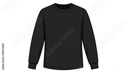 black jacket isolated on white background