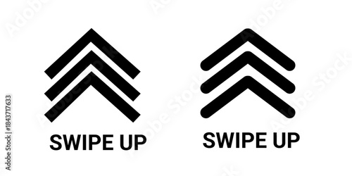 Swipe icon. Scroll icon element for social media. Vector illustration.