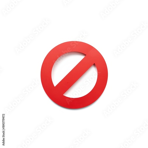 Free Download Red Circle Prohibition Sign - GFXLoad