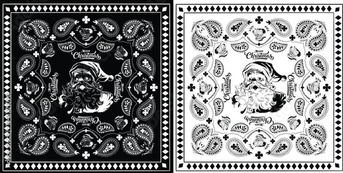 BANDANA MOTIF SANTACLAUSE PATTREN UNIQ