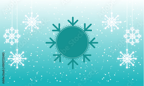 Captivating Winter Snowflake Graphic A Versatile Template for Festive Designs and Seasonal Celebrations