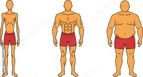 Smiling young man holding and comparing two blank paper documents, representing contract review, administrative work, or service-oriented business tasks.