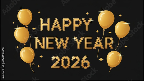 Happy New Year 2026 Greeting for the Lunar New Year of the Horse Celebration.