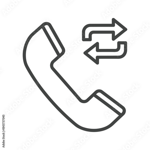 Phone call transfer icon
