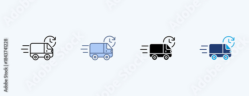 Express Multiple Icon Illustration Vector