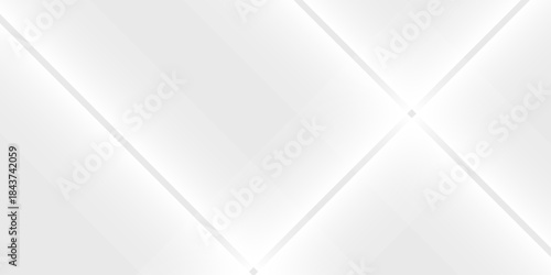 Simple white art background with beautiful good pattern banner design