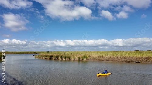 Anahuac National Wildlife Refuge, one of the region's best places for birdwatching and wildlife viewing.