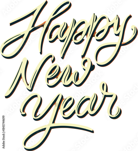  illustration of tree willow and grass branches with decorative design elements