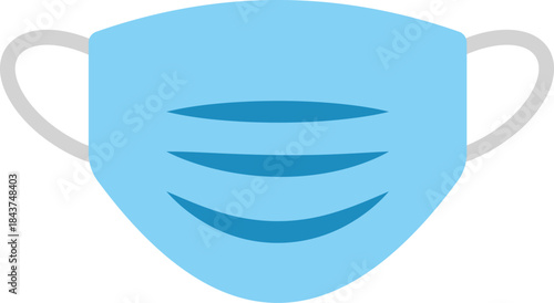 mask icon set. Face protection symbols. Privacy and security signs. Health cover. Prevention and facial cover signs