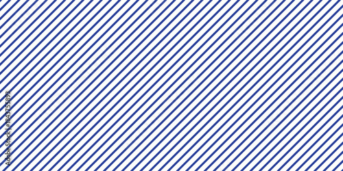 blue stripes on white background. Striped diagonal pattern Vector illustration of Seamless background Christmas or winter theme Background with slanted lines