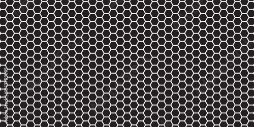 hexagon geometric pattern. seamless hex background. abstract honeycomb cell. vector illustration. design for the background flyers, ad honey, fabric, clothes, texture, textile pattern 