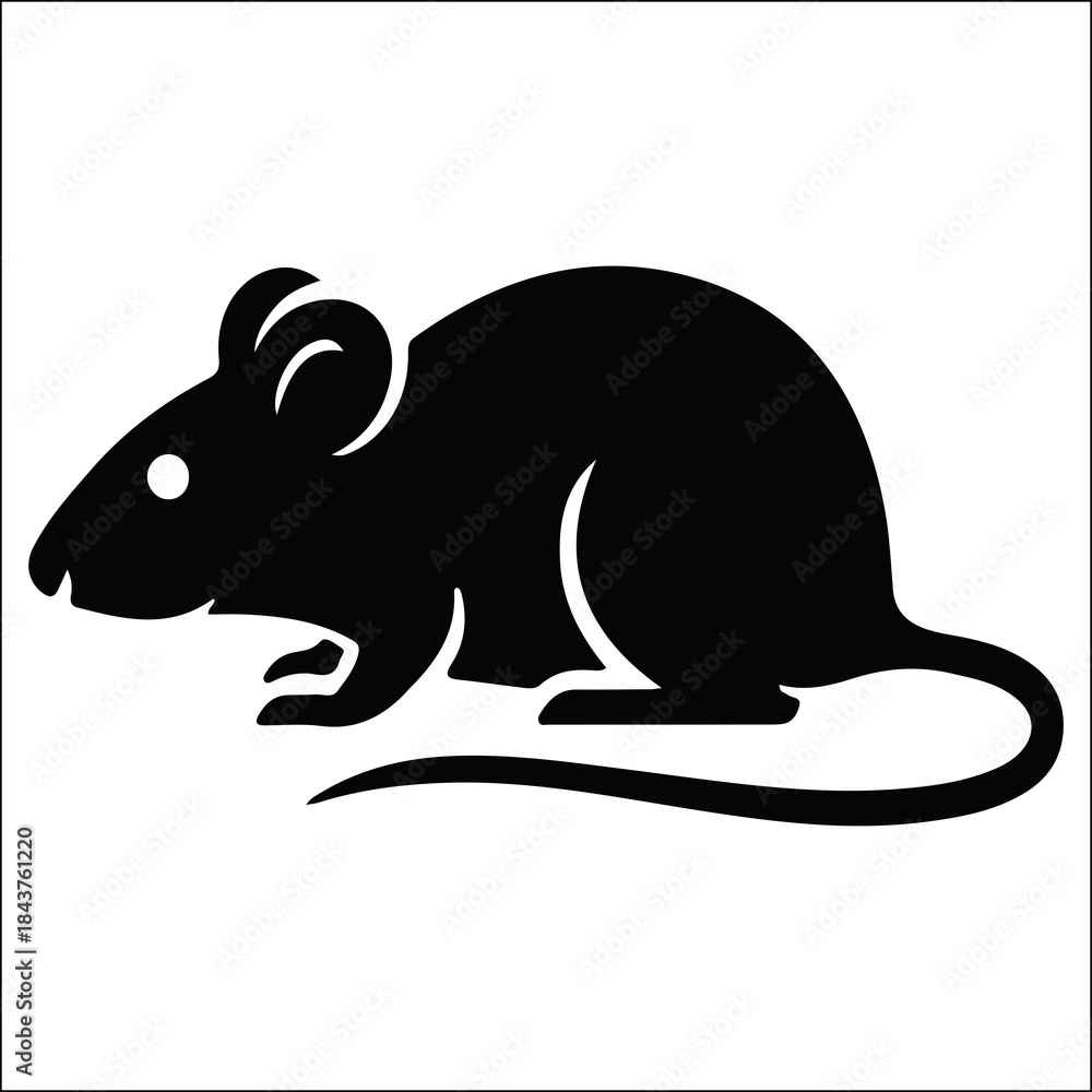 Obraz premium Rodent pest often associated Vector icon