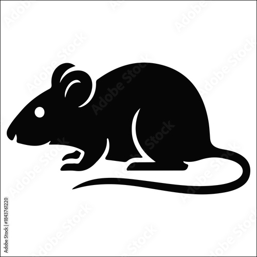 Rodent pest often associated Vector icon
