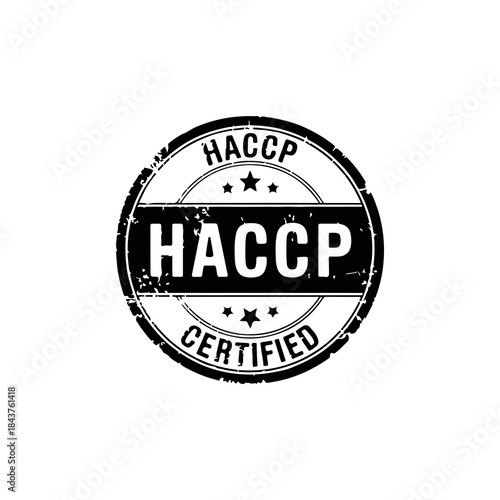 Haccp stamp icon Vector icon