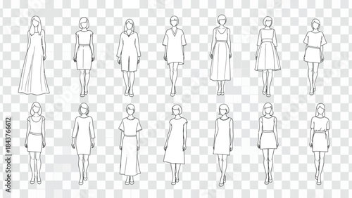  vector illustration of a man and woman, group of people, silhouette of peoples