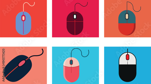  Computer mouse vektor Design