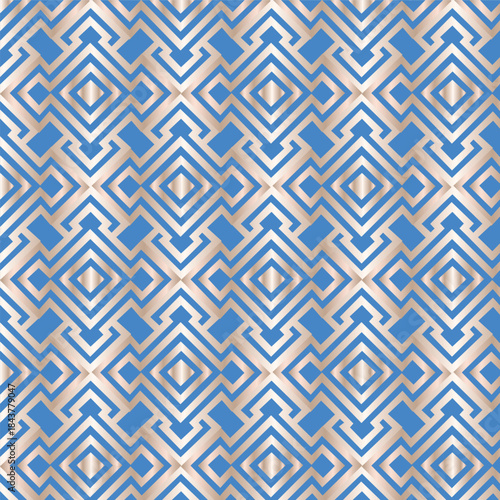 Unique abstract seamless pattern design, geometric background
