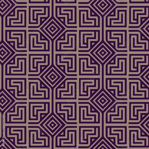 Unique abstract seamless pattern design, geometric background