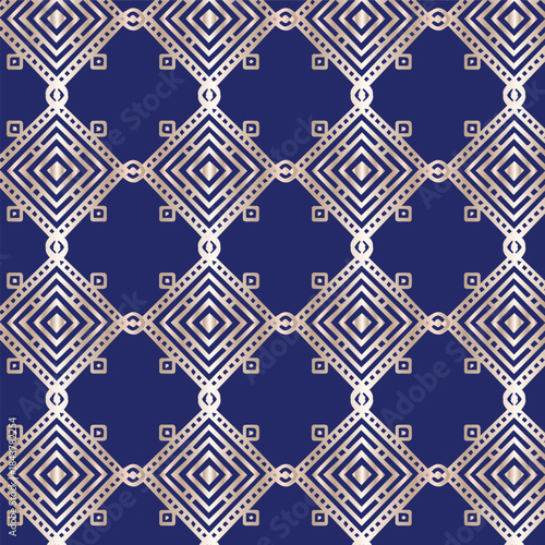 Unique abstract seamless pattern design, geometric background