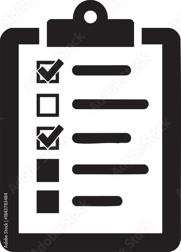 Business Clipboard Office Management Concept