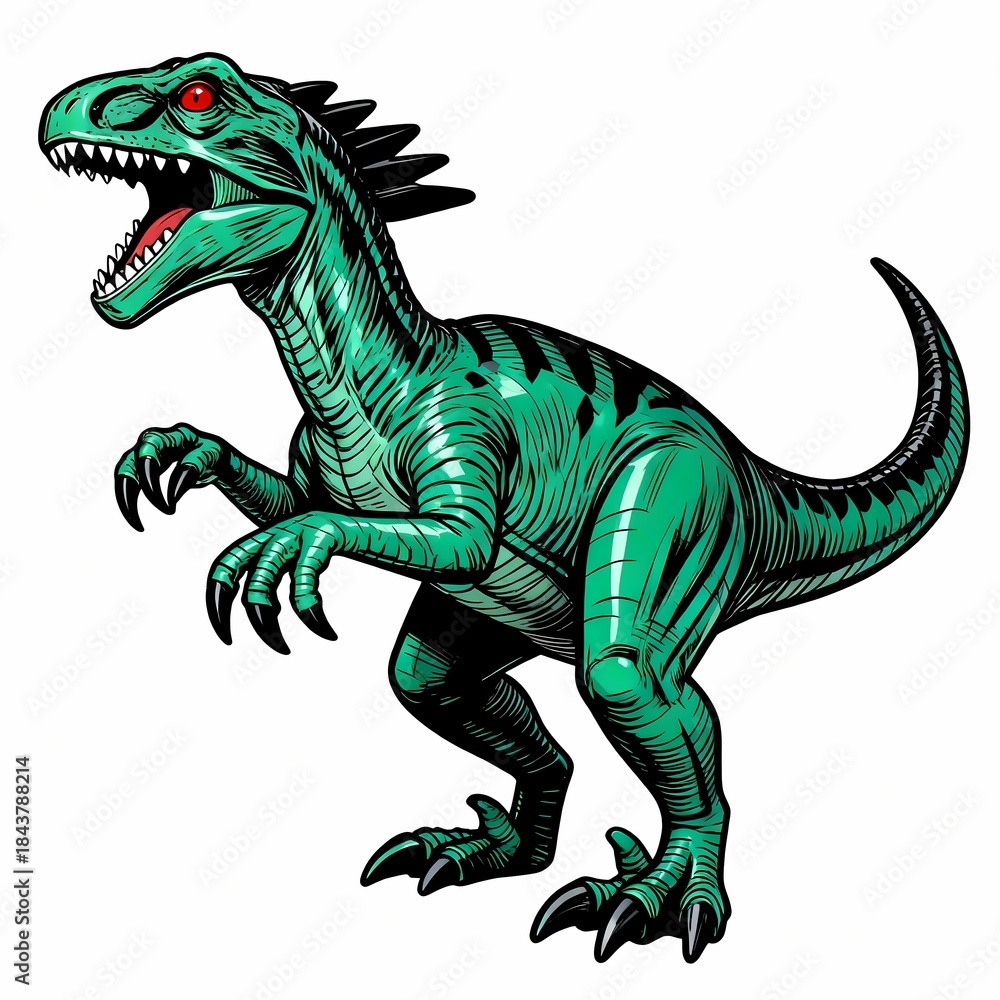 Fototapeta premium dinosaur toy illustration